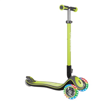 Globber Elite Deluxe Işıklı Scooter - Yeşil