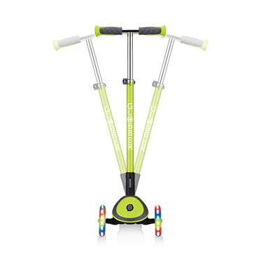 Globber Elite Deluxe Işıklı Scooter - Yeşil