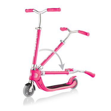 Globber Flow 125 Katlanabilir Scooter - Fuşya
