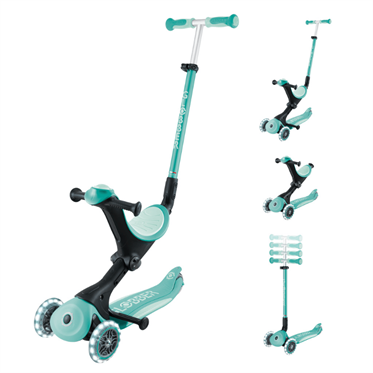 Globber Go Up Deluxe Işıklı Scooter - Mint Yeşili