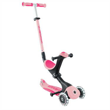 Globber Go Up Deluxe Işıklı Scooter - Pastel Pembe
