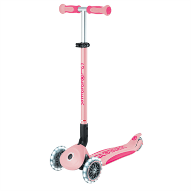 Globber Go Up Deluxe Işıklı Scooter - Pastel Pembe
