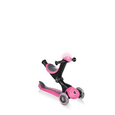 Globber Go Up Deluxe Play Scooter - Pembe