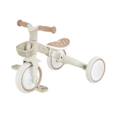 Globber Learning Trike 3in1 Plus Ecologic Bisiklet - Pastel Bej