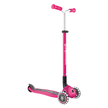 Globber Master Işıklı Katlanabilir Scooter - Fuşya