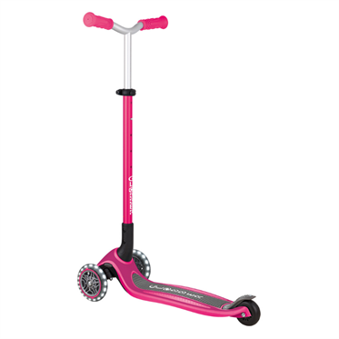 Globber Master Işıklı Katlanabilir Scooter - Fuşya