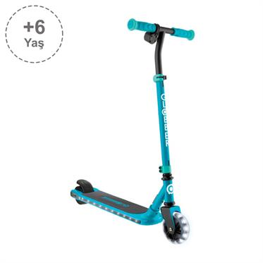 Globber One K E-Motion 6 - Işıklı Elektrikli Scooter - Zümrüt Yeşili