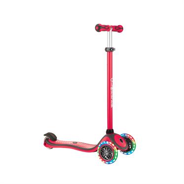 Globber Primo Plus Işıklı Scooter - Kırmızı
