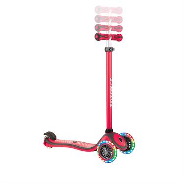 Globber Primo Plus Işıklı Scooter - Kırmızı