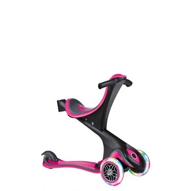 Globber Evo Go Up Comfort Işıklı Scooter - Pembe