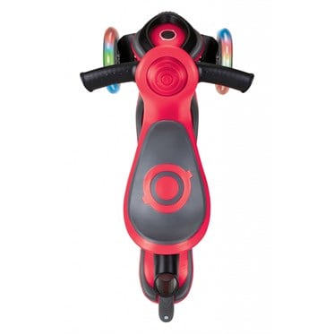Globber Evo Go Up Comfort Işıklı Scooter - Kırmızı