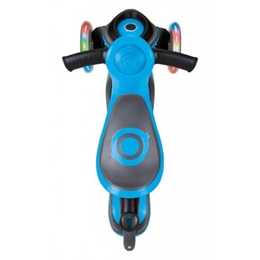 Globber Evo Go Up Comfort Işıklı Scooter - Mavi