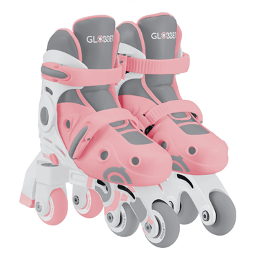 Globber 2in1 Paten XS/S - Pastel Pembe
