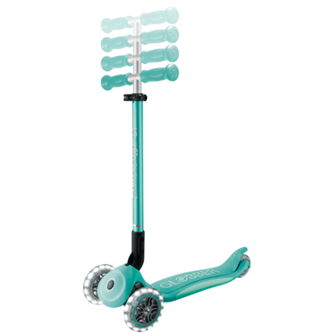 Globber Elite Deluxe Işıklı Scooter - Koyu Mint