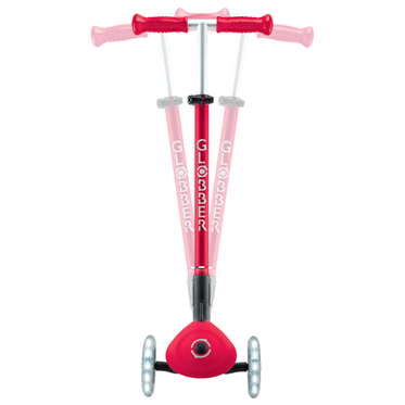 Globber Elite Deluxe Işıklı Scooter - Kırmızı