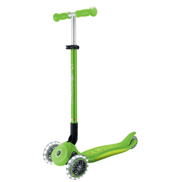 Globber Elite Deluxe Işıklı Scooter - Elma Yeşili