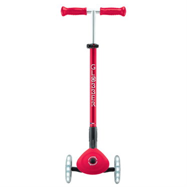 Globber Elite Deluxe Işıklı Scooter - Kırmızı