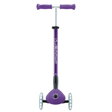 Globber Elite Deluxe Işıklı Scooter - Koyu Mor