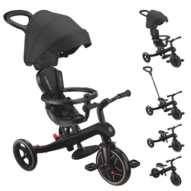 Globber Explorer 4in1 Trike Bisiklet - Siyah