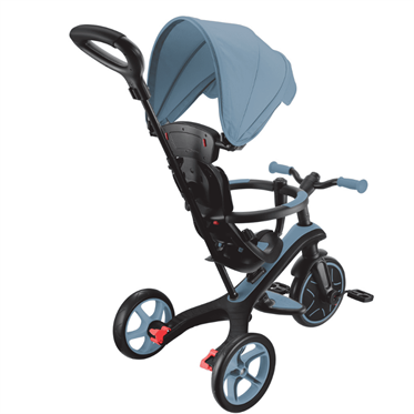Globber Explorer 4in1 Trike Bisiklet - Kül Mavisi