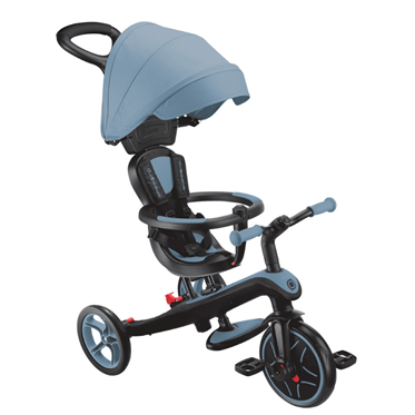 Globber Explorer 4in1 Trike Bisiklet - Kül Mavisi