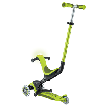 Globber Go Up Deluxe Işıklı Scooter - Yeşil