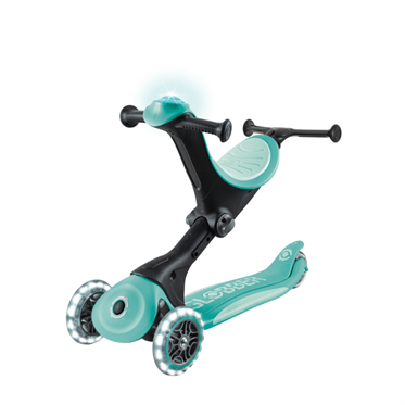 Globber Go Up Deluxe Işıklı Scooter - Mint Yeşili