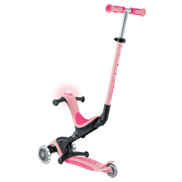 Globber Go Up Deluxe Işıklı Scooter - Pastel Pembe