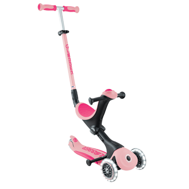 Globber Go Up Deluxe Işıklı Scooter - Pastel Pembe