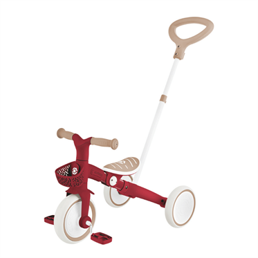 Globber Learning Trike 3in1 Plus Ecologic Bisiklet - Vintage Kırmızı