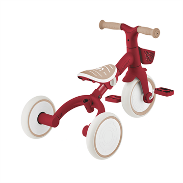 Globber Learning Trike 3in1 Plus Ecologic Bisiklet - Vintage Kırmızı