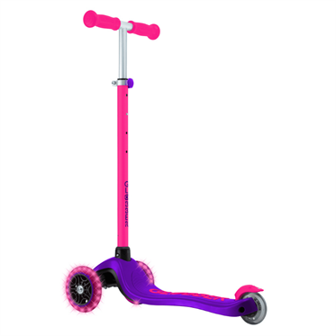 Globber Primo Plus Işıklı Scooter - Neon Pembe