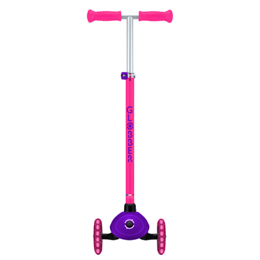 Globber Primo Plus Işıklı Scooter - Neon Pembe