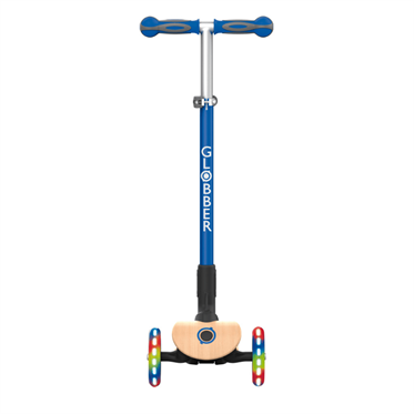 Globber Primo Wood Katlanabilir Işıklı Scooter - Lacivert