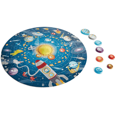 Hape Puzzle Güneş Sistemi Yuvarlak Yapboz
