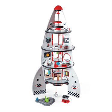 Hape 4 Katlı Ahşap Roket