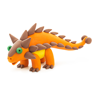 Hey Clay Yaratıcı Kil Seti - Ankylosaurus, Parasaurolophus, Therizinosaurus