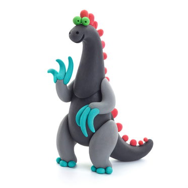 Hey Clay Yaratıcı Kil Seti - Ankylosaurus, Parasaurolophus, Therizinosaurus