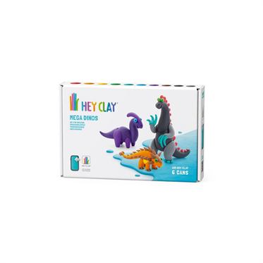 Hey Clay Yaratıcı Kil Seti - Ankylosaurus, Parasaurolophus, Therizinosaurus
