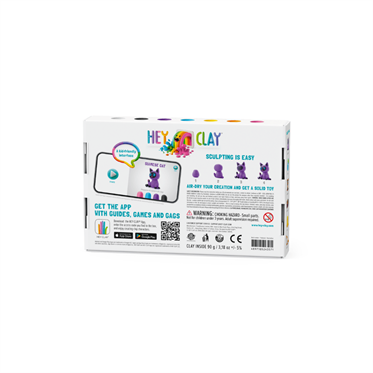 Hey Clay Yaratıcı Kil Seti - Bunny, Siamese Cat, Guinea Pig