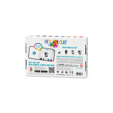Hey Clay Yaratıcı Kil Seti - Cow, Doggie, Sheep