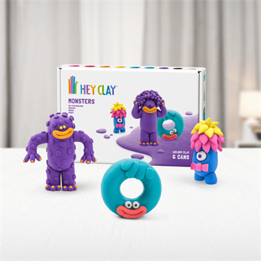 Hey Clay Yaratıcı Kil Seti - Hipster, Bigwig, Donut