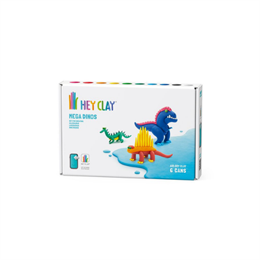 Hey Clay Yaratıcı Kil Seti - Lagosuchus, Allosaurus, Dimetrodon