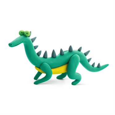 Hey Clay Yaratıcı Kil Seti - Lagosuchus, Allosaurus, Dimetrodon