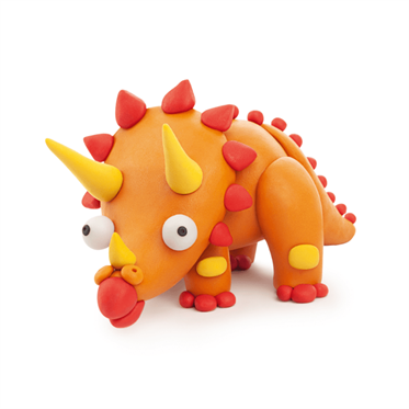 Hey Clay Yaratıcı Kil Seti - Pterodactylus, Triceratops, Tyrannosaurus