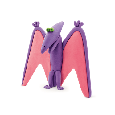 Hey Clay Yaratıcı Kil Seti - Pterodactylus, Triceratops, Tyrannosaurus