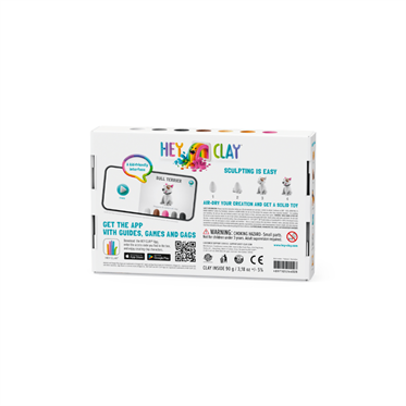 Hey Clay Yaratıcı Kil Seti - Shepherd, Bull Terrier, Yorkie