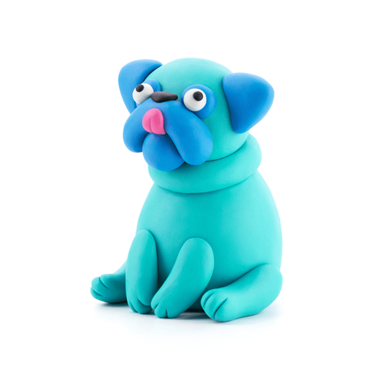 Hey Clay Yaratıcı Kil Seti - Spitz, Shiba Inu, Pug