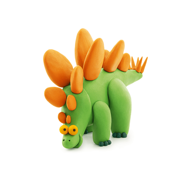 Hey Clay Yaratıcı Kil Seti - Stegosaurus, Pachycephalosaurus, Brachiosaurus