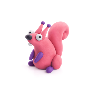 Hey Clay Yaratıcı Kil Seti - Wolf, Fox, Squirrel